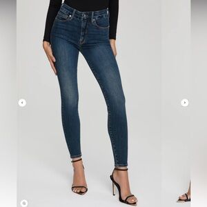 Good American Good Legs Deep-V Skinny Jeans Size 12